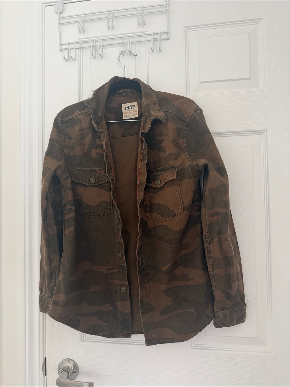 TNA Brown Camouflage Shirt Jacket